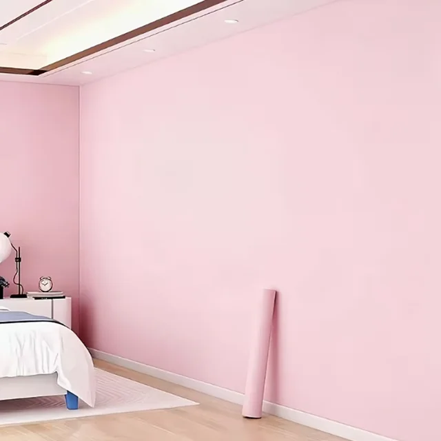 วอลเปเปอร์ลายมาการองกันน้ำแบบมีกาวในตัว 1 ม้วน 40 ซม. ห้องนั่งเล่น ห้องนอน วอลเปเปอร์ตกแต่งป้องกันการเปรอะเปื้อน 1