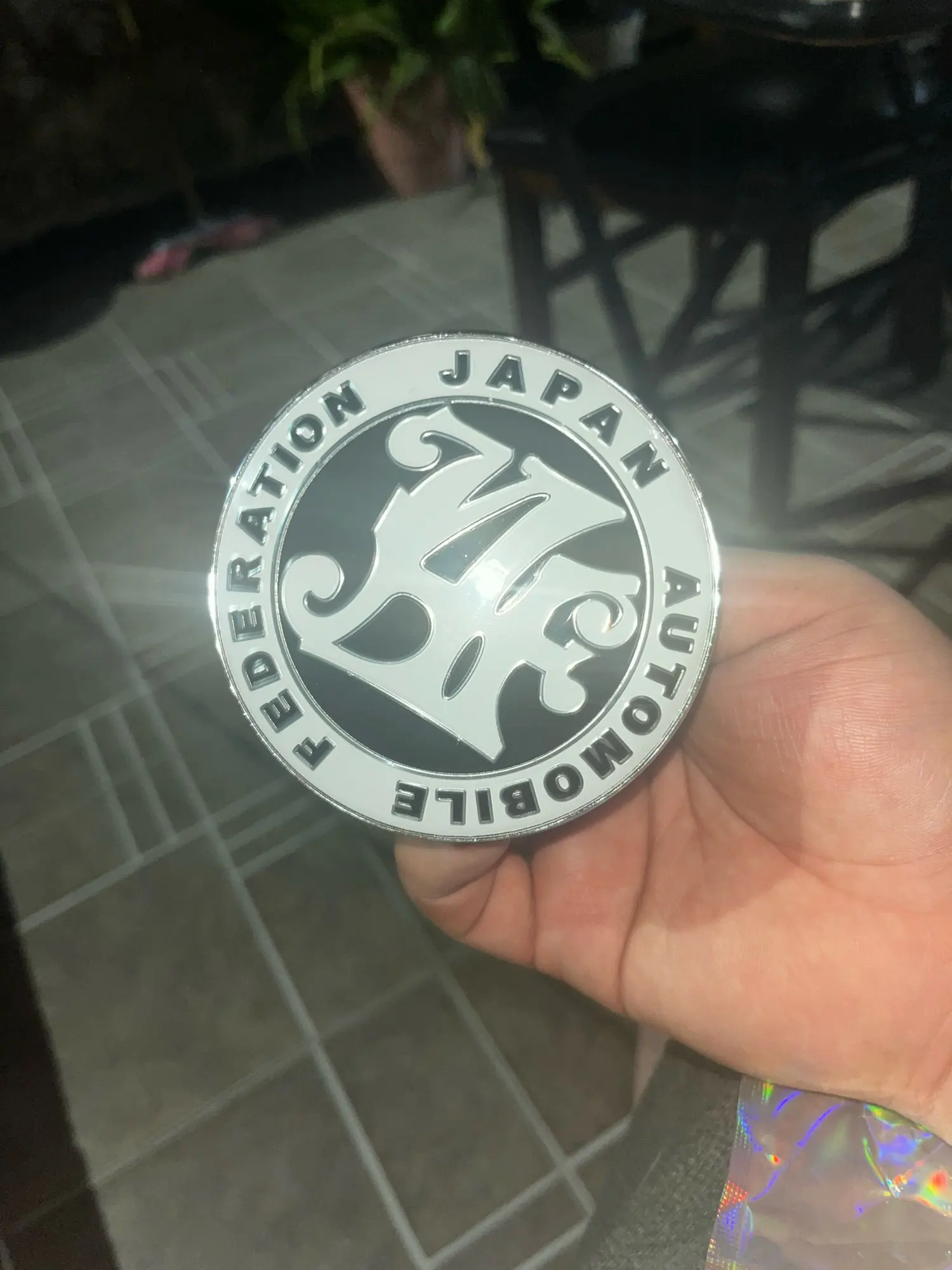 Значок на переднюю решетку JAF, японский значок автомобильной