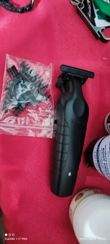 Kemei 2299 barbeiro aparador de cabelo sem fio 0mm zero lacunas escultura clipper detalhe profissional máquina corte acabamento elétrico photo review