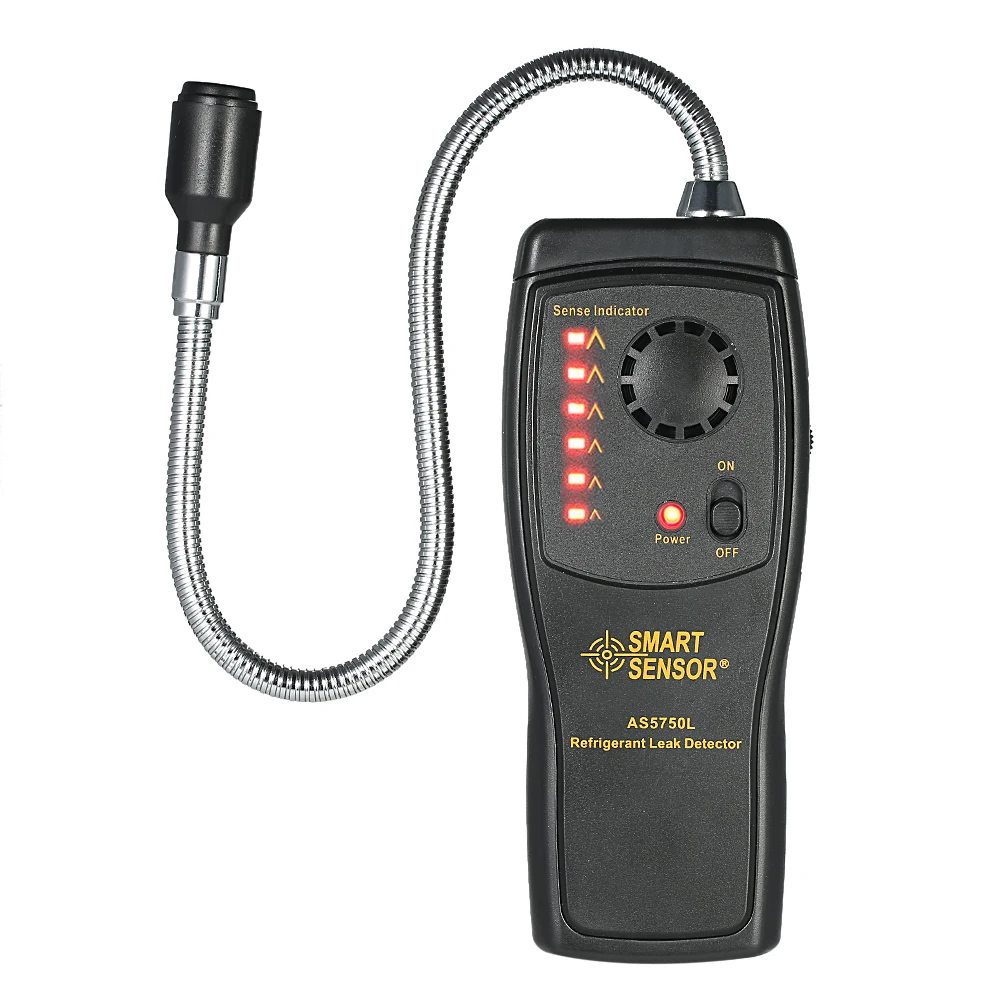 

AS5750L Halogen Gas detector Automotive Air Conditioning Refrigerant Gas Freon Leak Detector Location Determine Tester alarm
