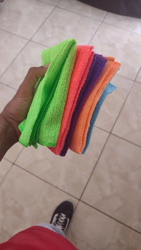 Pano Microfibra Automotiva Flanela Anti-risco 30x30 (5 Uni) - Neverdie Store photo review