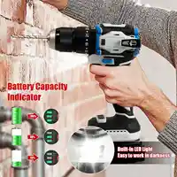 Perceuse à percussion sans fil, tournevis électrique, perceuse à percussion électrique, mini perceuse à main sans fil, outils électriques pour batterie Makita 18V 6