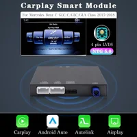 Wireless CarPlay Android Auto Decoder For Mercedes Benz GLK W207 W212 W204 SLS W218 NTG 4.0 NTG4.5 NTG5.0 BT AUX GPS Car Module 7