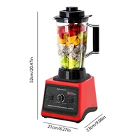 Blender électrique 3 en 1, robot culinaire, mixeur haute vitesse, pour faire des smoothies, des jus et des milkshakes 2