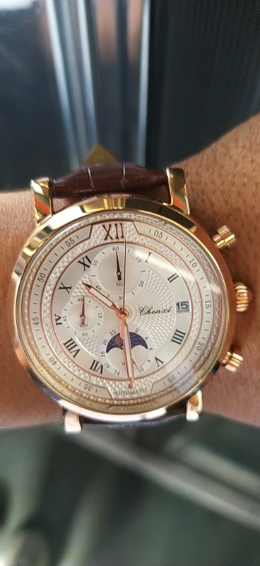 Chenxi 976 Men's Leather Chronograph Quartz Watch - Luminous photo review