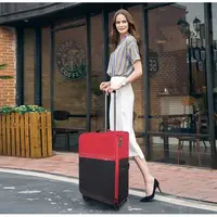 Ensemble de 3 valises SUPER SOLU, souples et extensibles, en tissu (20 + 24 + 28 pouces), avec serrure TSA et roulettes 360°. °   Expédition en rouleau depuis DE 3