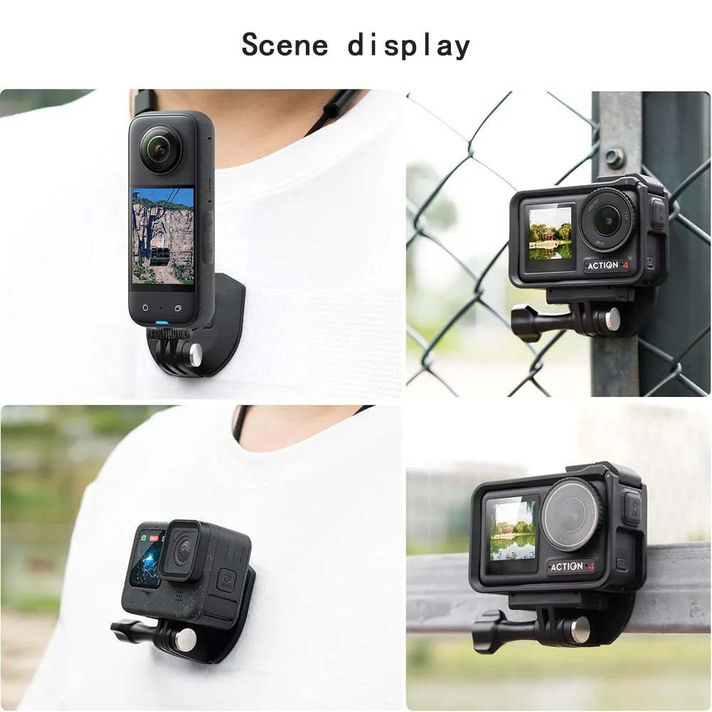Magnetic Neck and Chest Strap Mount Bracket