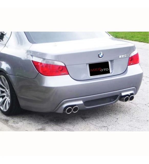 BMW E60 E61 REAR Diffuser with removable right cover for mtech sport  ABSplastic