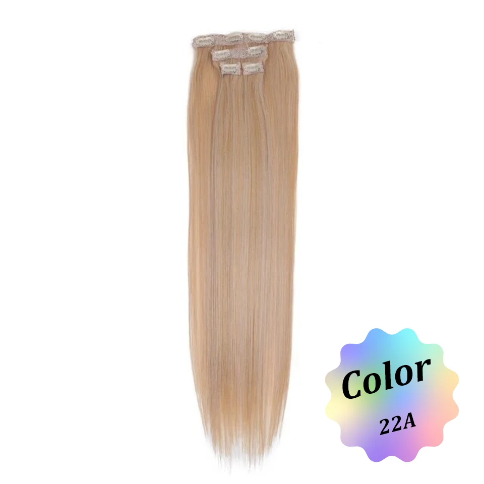Efecto Deslumbrante: Extensiones De Cabello Sintético Con Clip Para Mujeres