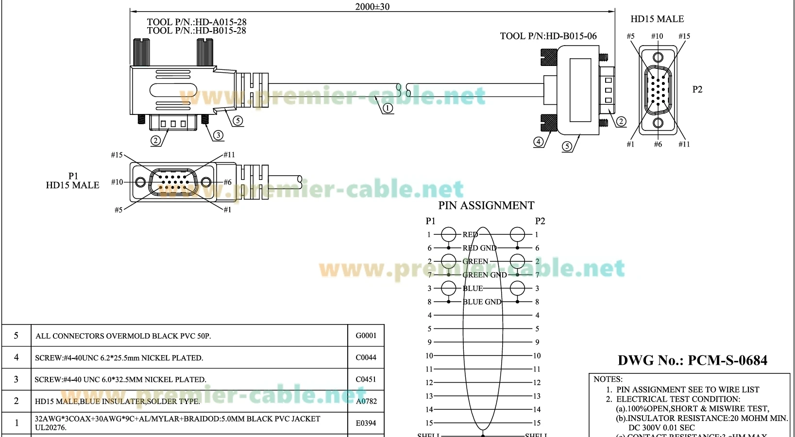Links abgewinkeltes Low-Profile VGA SVGA Kabel 90 Grad HD15 Stecker auf Stecker Monitorkabel 1920x1080P Full HD für Industrie-PC, Projektor – Detail 1