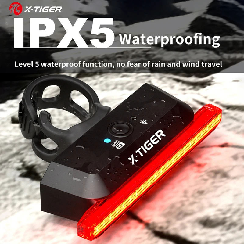 X-TIGER LED 自転車テールライト 6 モード IPX5 防水超高輝度