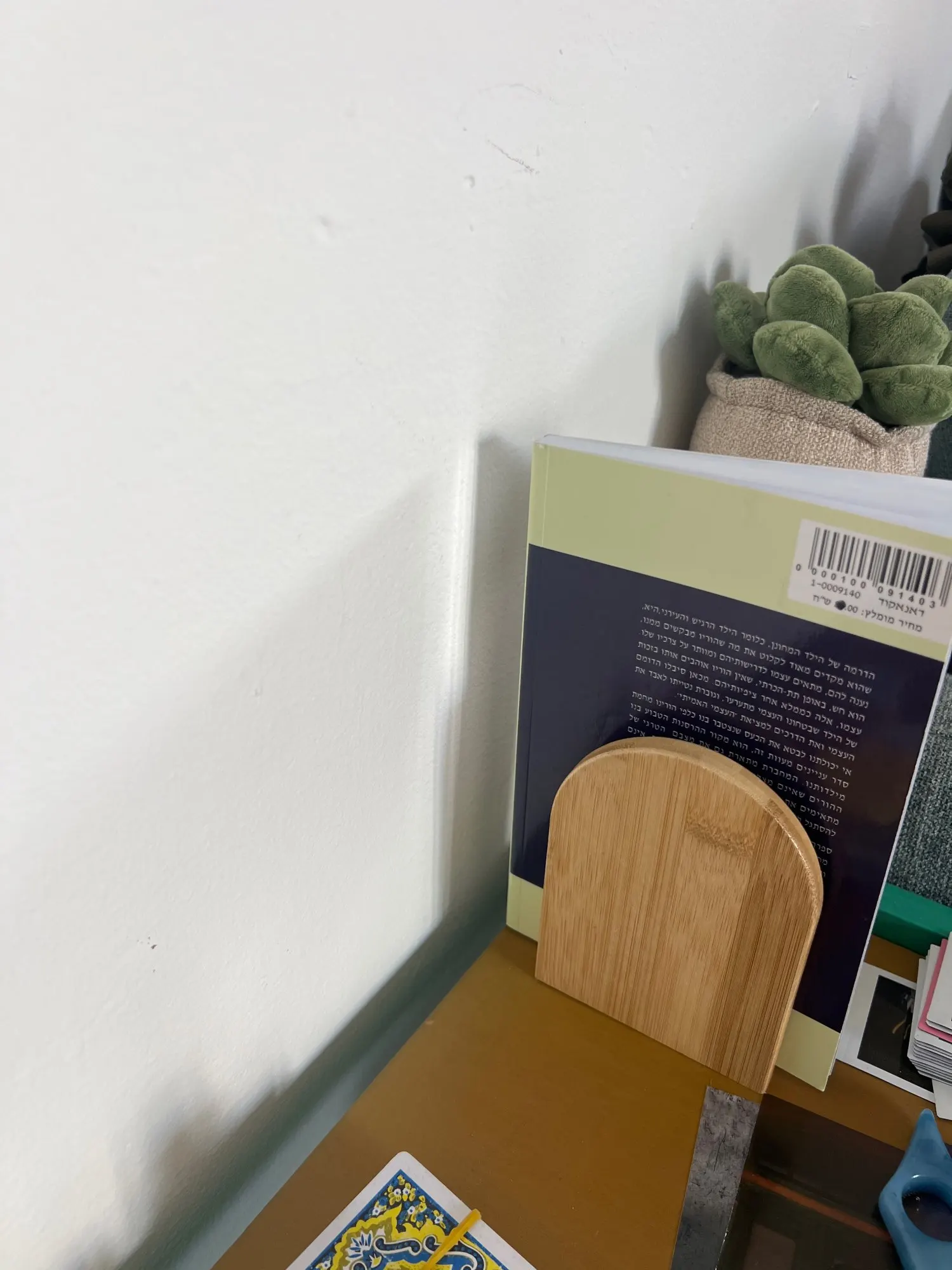 Nature Bamboo Desktop Organizer Bookends Book Ends Stand Holder Shelf Bookrack photo review