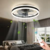 Ceiling Fan Light 6 Speed ​​Modern Remote Control Ceiling Fan with Light Reversible Dimmable Suitable for Living Room Bedroom 3