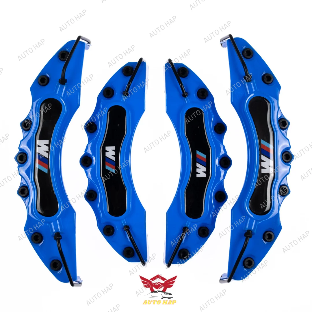 For Bmw M Blue Brake Caliper Cover 4pcs 16 To 21 .inches Auto