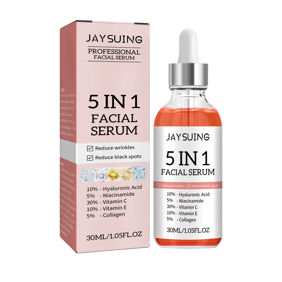 5 In 1 Vitamin C Hyaluronic Acid Face Serum