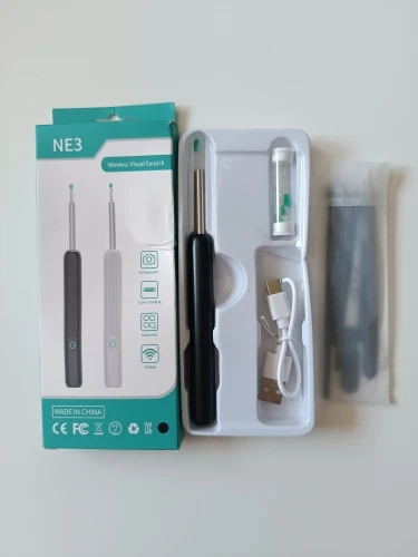 Smart Visual Ear Cleaner HD Ear Sticks Otoscope USB C Charging Endoscope Wax Removal Tool Earpick MIni Camera Health Care Set photo review