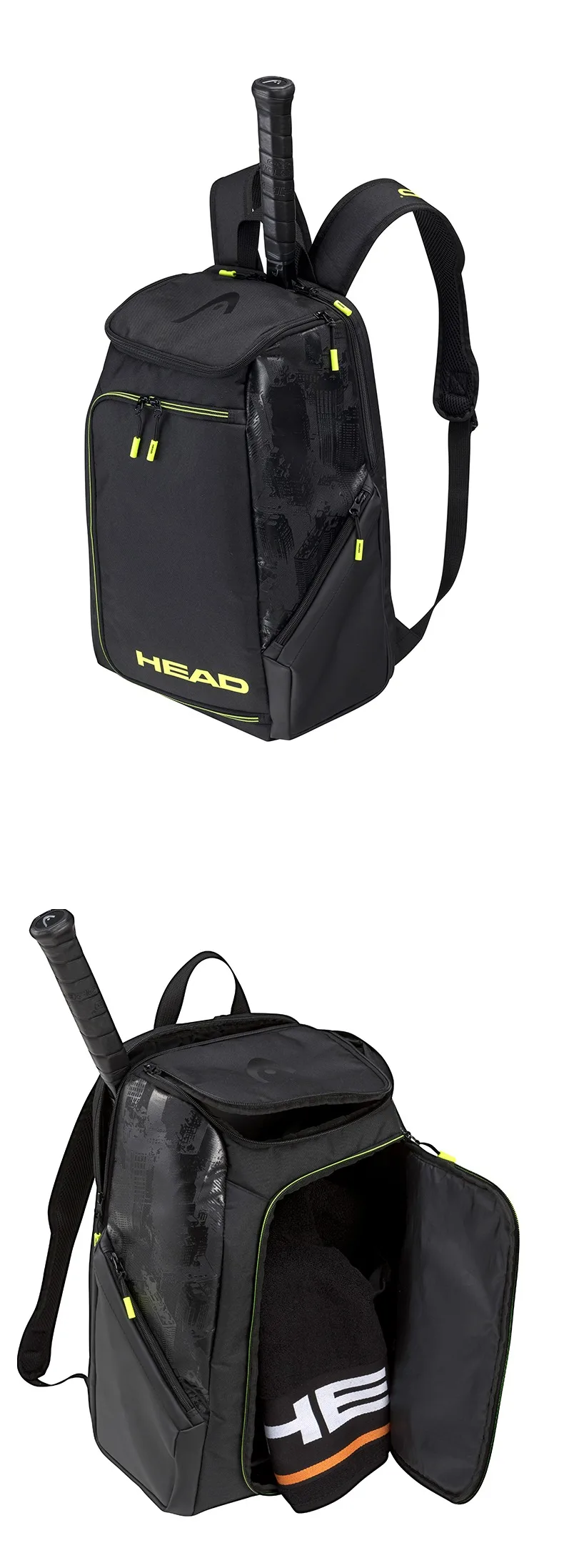 A27f00013b1954efcb8416df110048e7ak Original HEAD Tennis Backpack 2-Pack Tennis Rackets Men's Bag Tenis Bag Women Tenis Padel Rackets Backpack