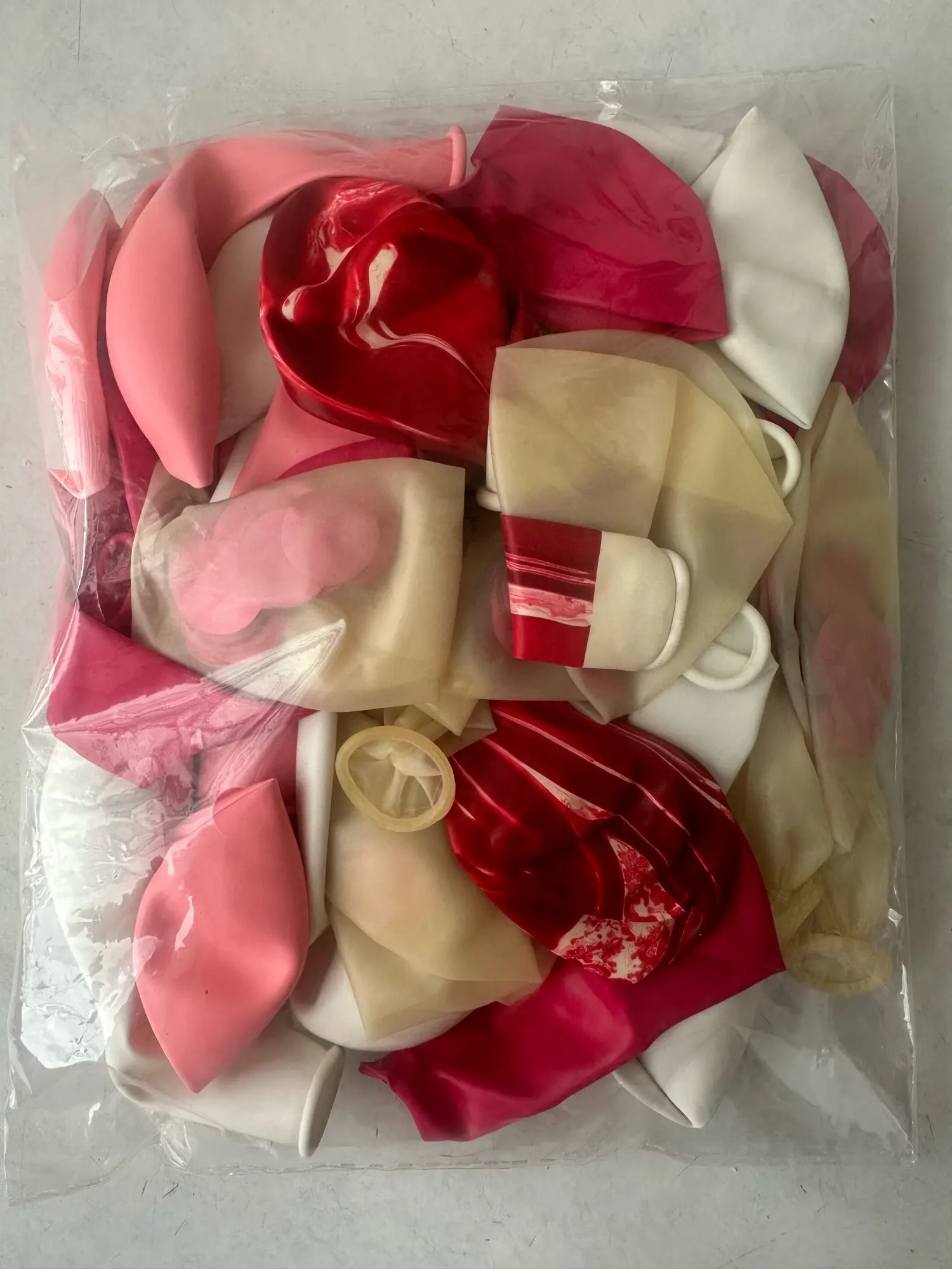 Rose Pink Metal Latex Confetti Balloons photo review