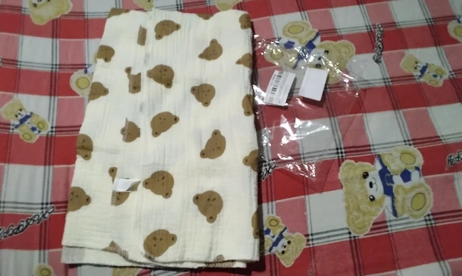 Baby Receive Blanket for Newborn Cotton Muslin Swaddle Blanket Bedding Infant Bath Towel Baby Items Mother Kids photo review