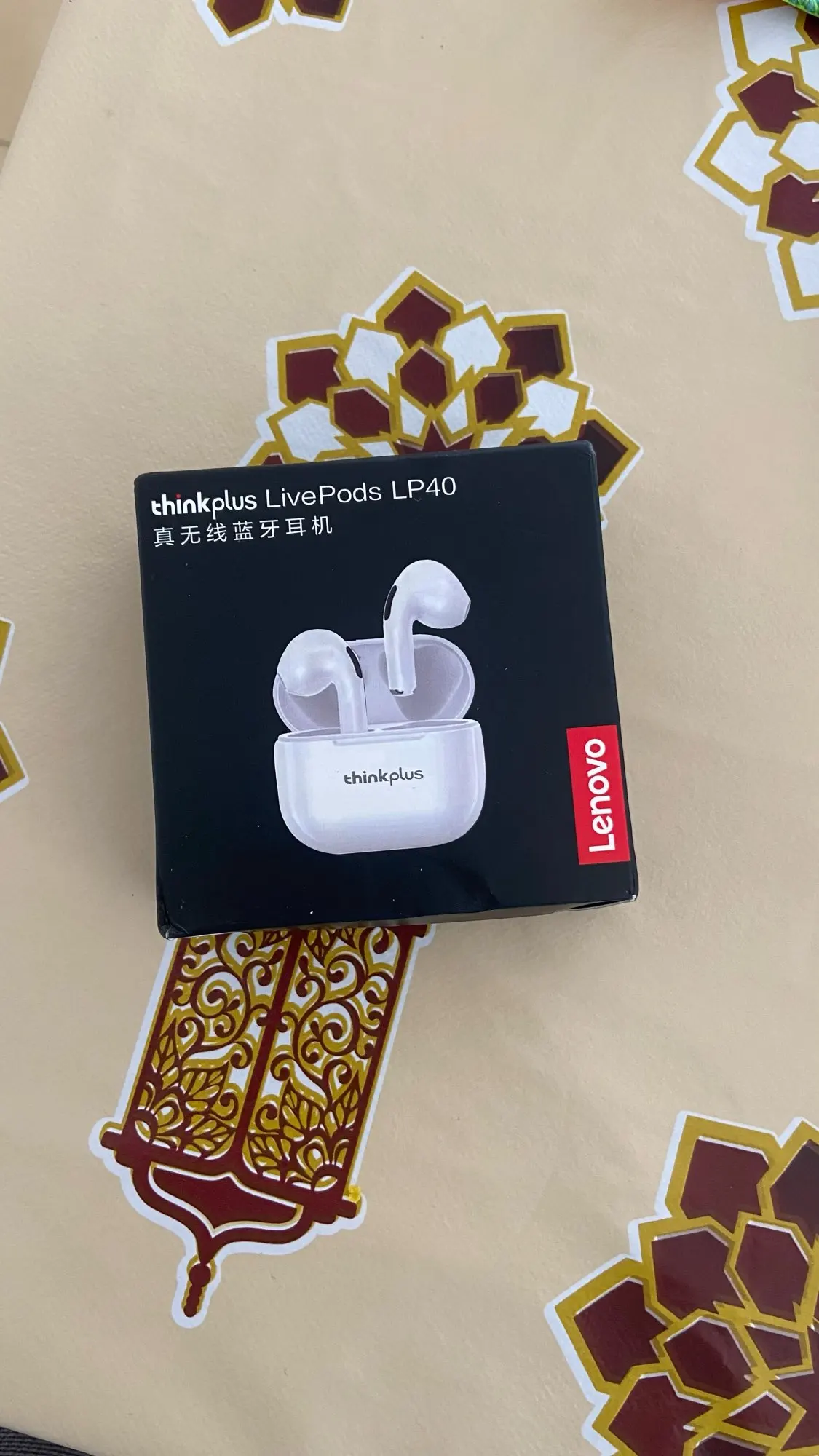 Original Lenovo LP40 auriculares inalámbricos TWS auriculares Bluetooth Control táctil auriculares deportivos auriculares estéreo para teléfono Android photo review