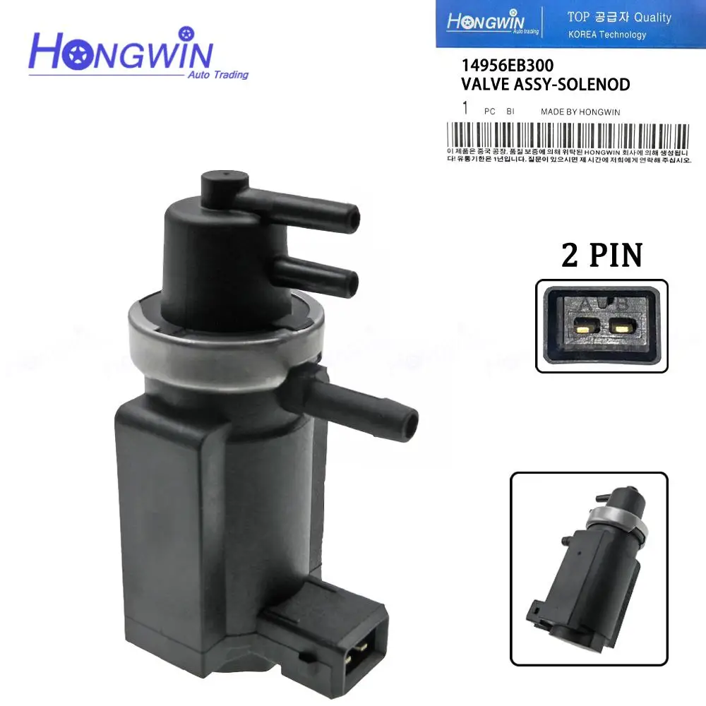 Turbocharger Pressure Solenoid Valve Fits Nissan Navara Np300 Pathfinder Cabstar 2.5Dci 14956Eb300,14956 Eb300,14956-Eb30A