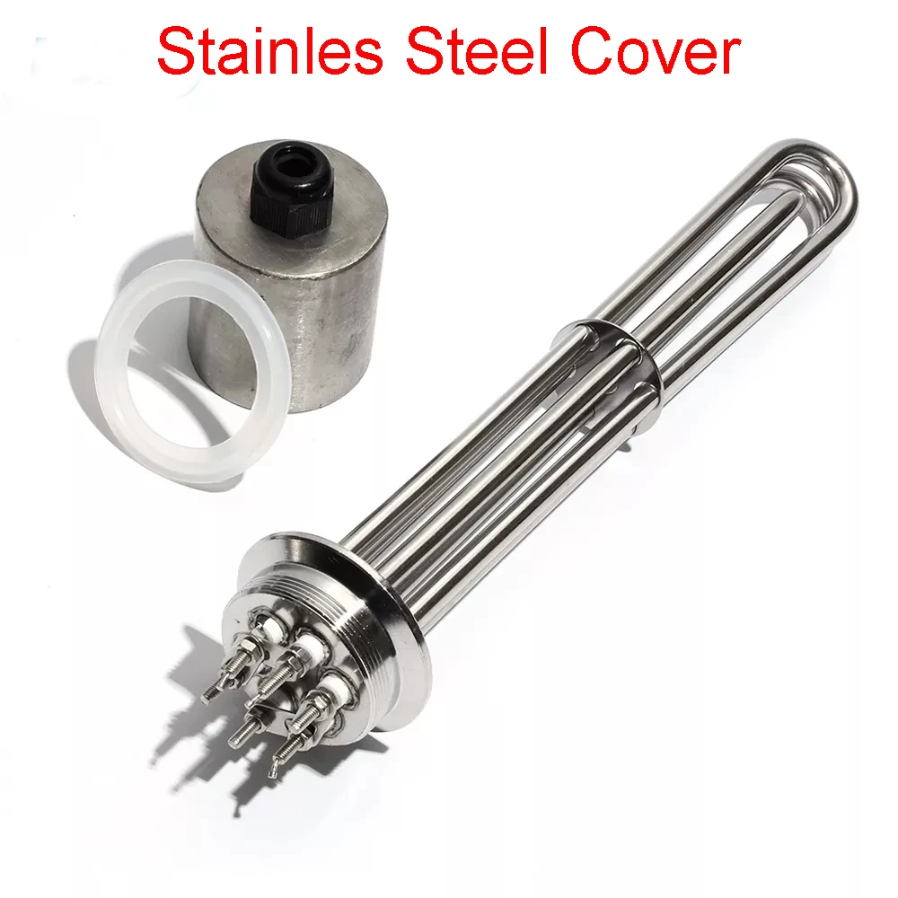 Description Picture 4 of itemLJXH Tubular Electric Heating Heater Element 2inches (63mm) Tri Clamp for Water Heater/Boiler 3KW4.5KW6KW9KW12KW