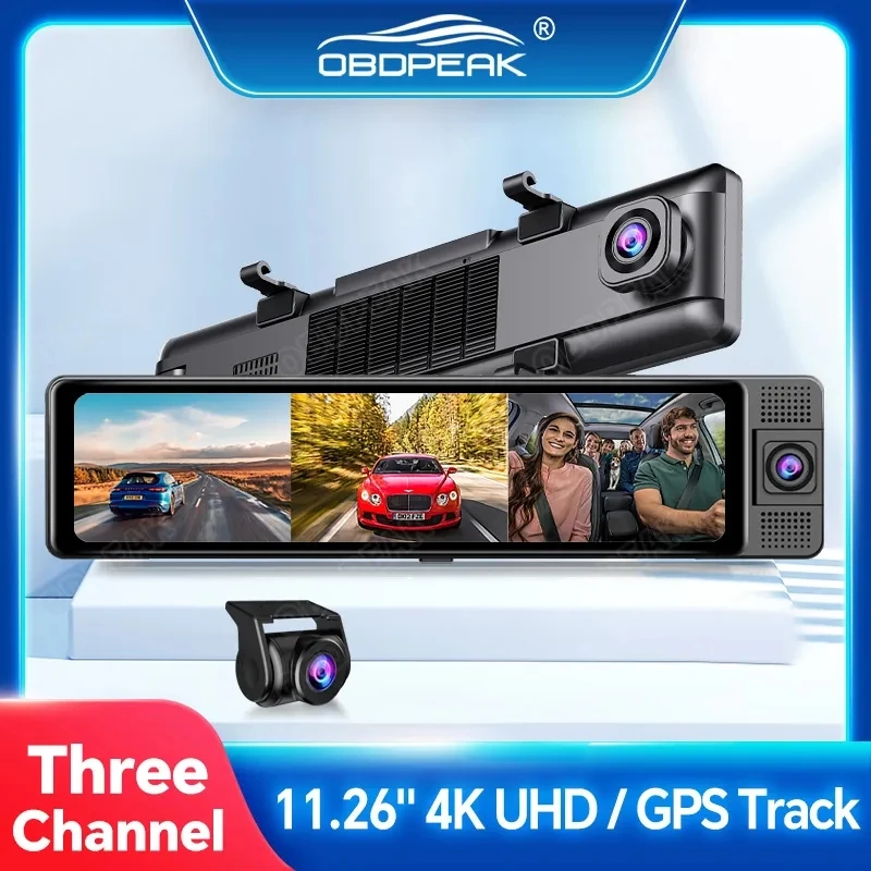  Dash Cam Front and Rear, 1080P Full HD Dash Camera for