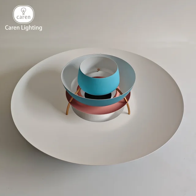 Caren modernist scandinavian Iconic 50 40 30cm Shade Pendant Light E26 E27 Classic danish iconic lamp Mid-Century Nordic Macaron 1