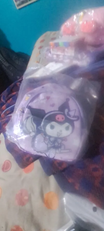 Anime Hello Kitty Sanrio bolso de pecho para niños 가Kuromi Pochacco bolsas de mensajero Cinnamoroll Pompompurin mochila para regalo de niños photo review