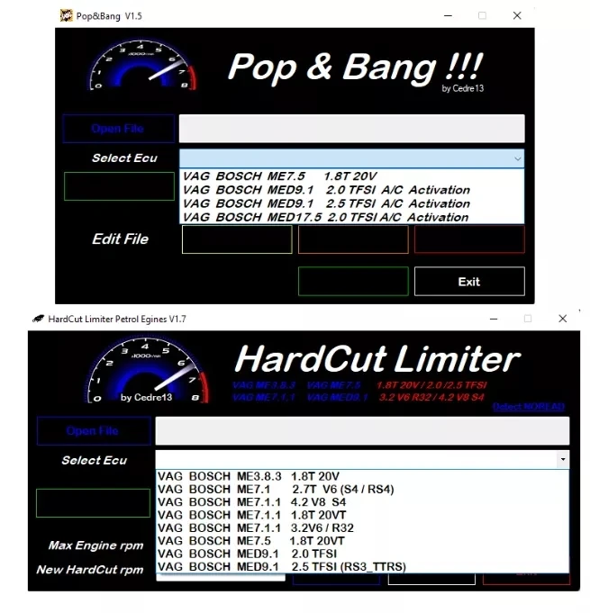 2024 Newest HardCut Limiter Diesel + Petrol Engines + Pop&Bang Software 3 IN 1 PACKAGE