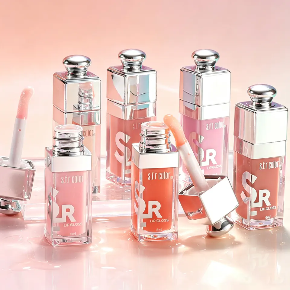 Hydrating Shimmer Glitter Lip Gloss for Daily Glam