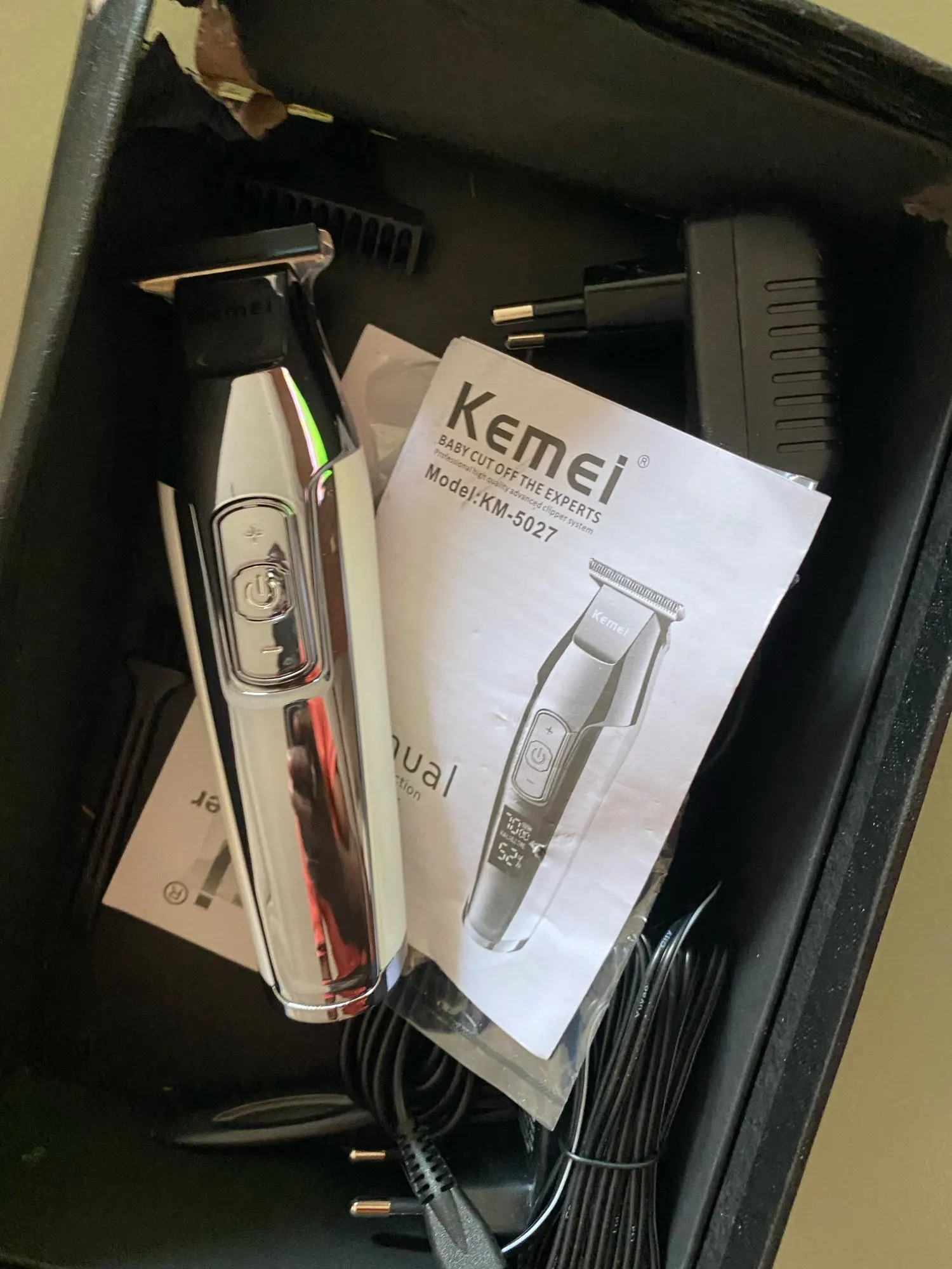 Kemei hair clipper electric hair trimmer barber hair cutter mower hair cutting machine kit combo KM-1987 KM-1986 KM-5027 KM-1102