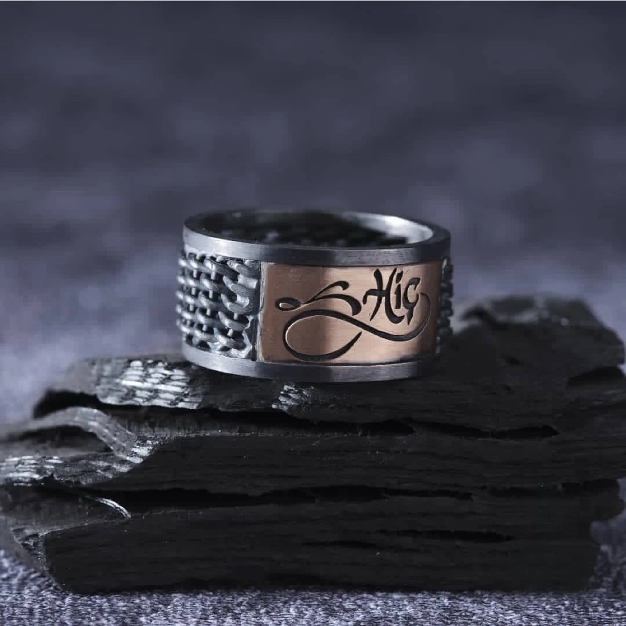 

No Inscription Adjustable Silver Men's Ring, Gift for Him, Father's Day, Valentine's Day Gift, 925 Sterling Silver