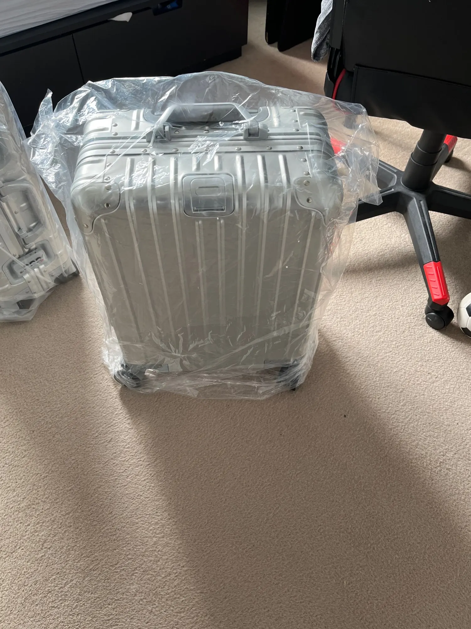 Aluminum Suitcase Silver