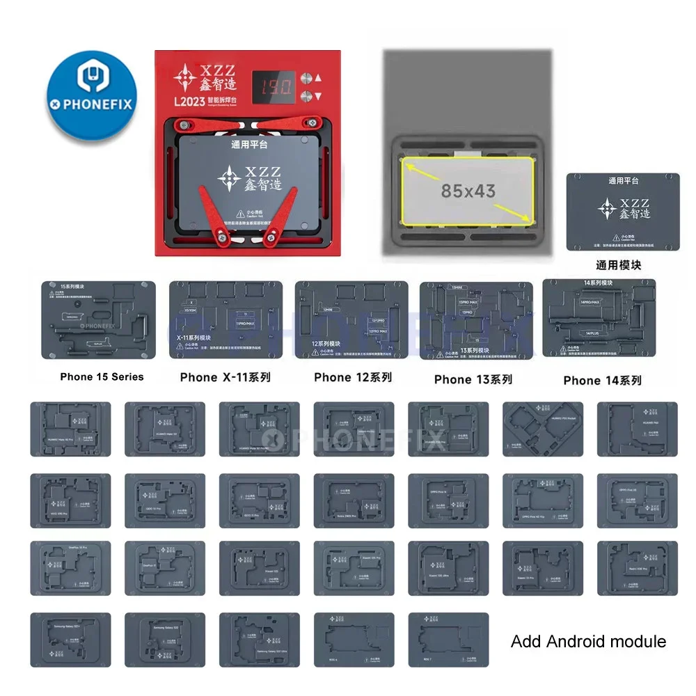 XZZ L2023 Intelligent Pre-Heating Station for iPhone X-17 Pro Max