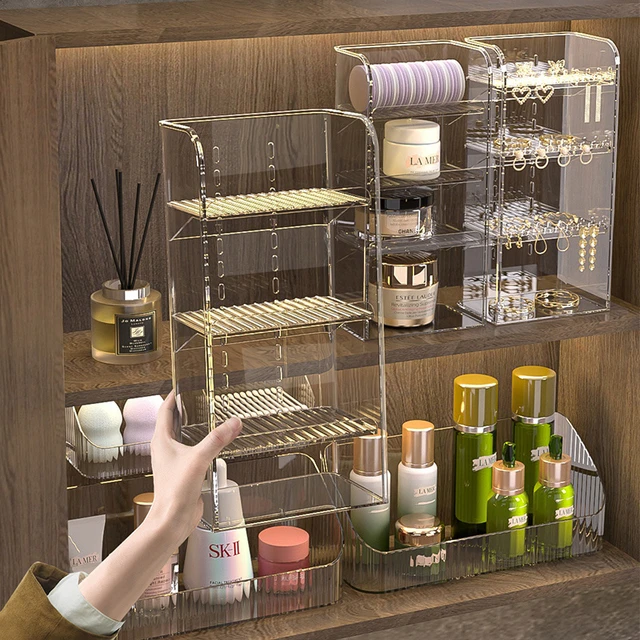 Clear Bathroom Mirror Cabinet Storage Box For Skin  Care,Cosmetics,Perfume,Sundries Finishing, Wall Mounted Organizer For  Kitchen - AliExpress