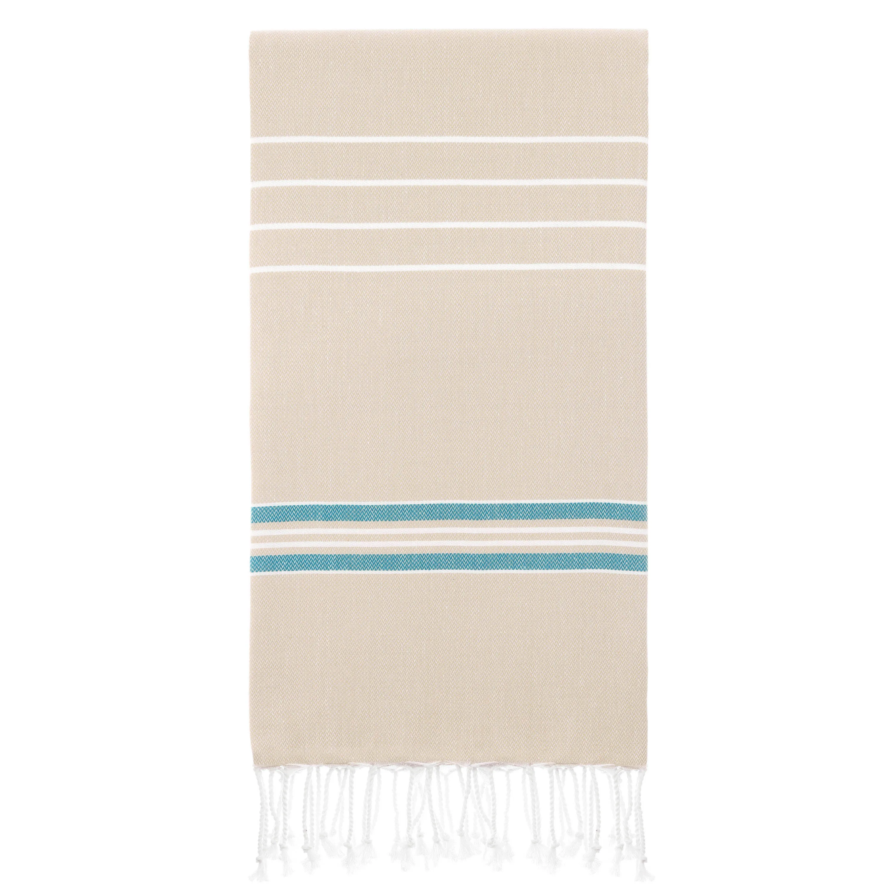 

CACALA Turkish Striped Luxury Towel For Bath Beach Pool Sports Gym Travel - %100 Cotton Absorbent&Quick Drying 100x180Cm