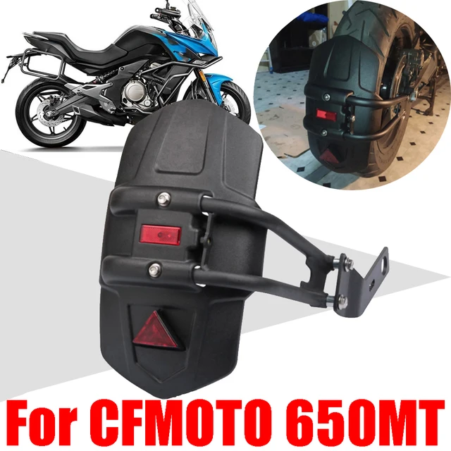 Parafango Posteriore Per CFMOTO 800MT - Nero, PC E Acciaio, Anti-fango, Facile Montaggio - Foto 5