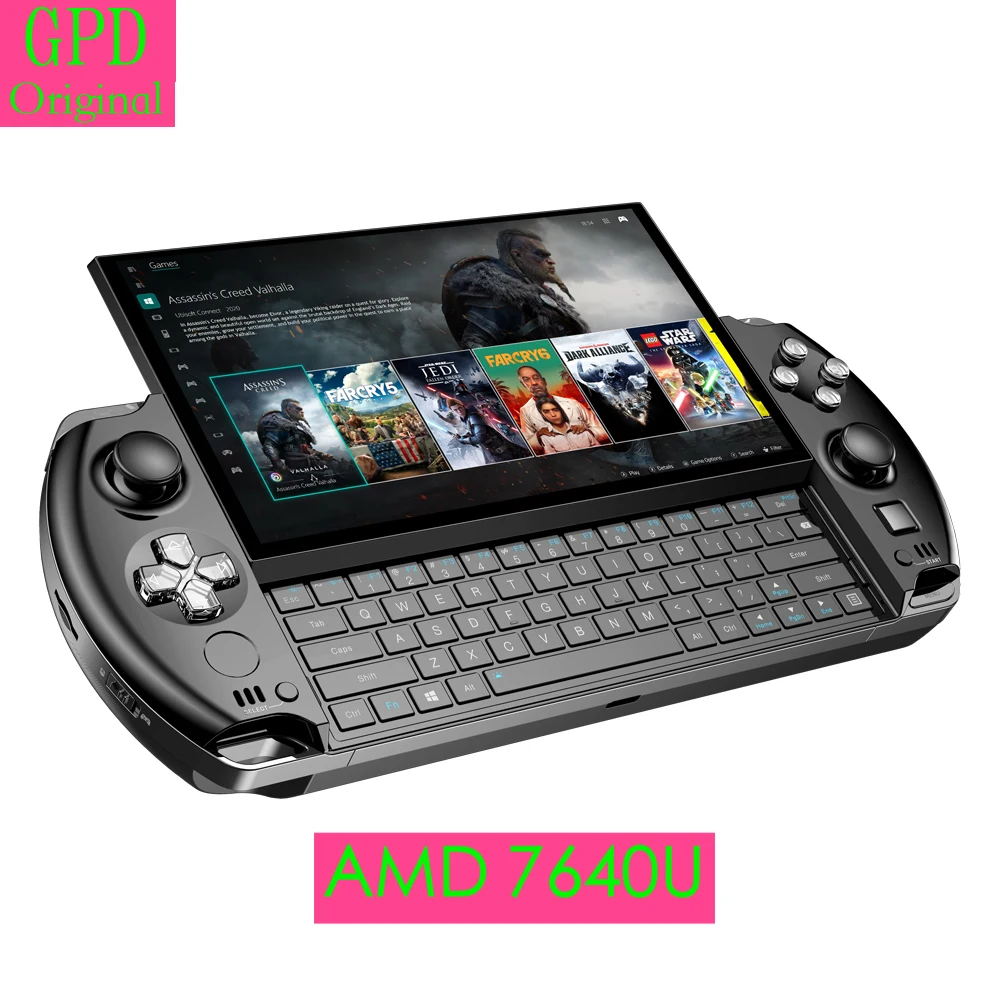 Gpd Original Win4 2023 Amd 7640U Touch Screen Portatile Da 6 Pollici Mini Pc Laptop Game Player Console Gaming Pc
