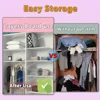 Adjustable Closet Organizer Kitchen Storage Shelves Space Saving Wardrobe Wall Mounted Rack Bathroom Kitchen Cabinet Holder 2