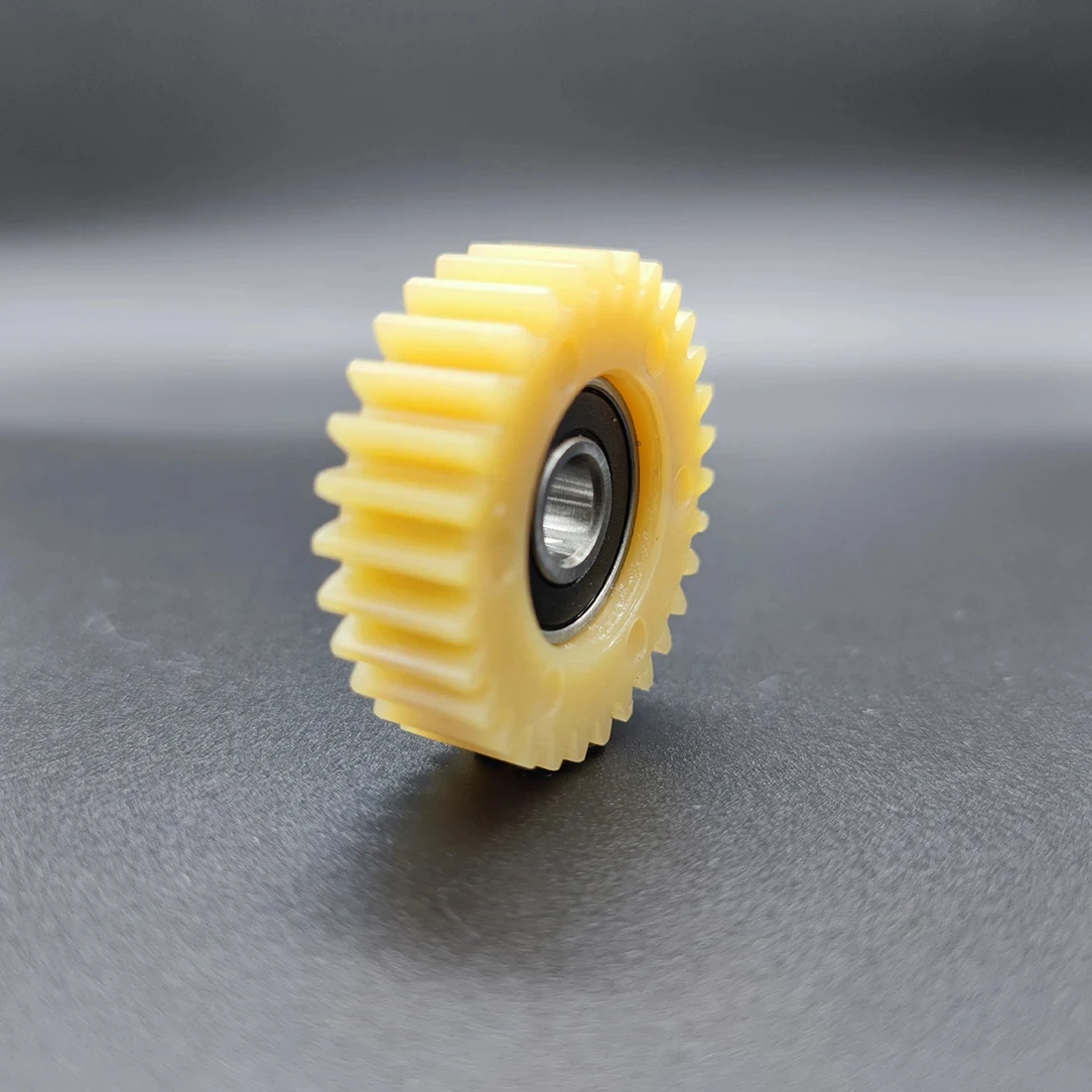 Engrenage Planétaire 28 Dents Pour Moteur De Vélo électrique - Nylon, Avec Roulement 37.5x8x12 Mm, Couleur Jaune/blanc