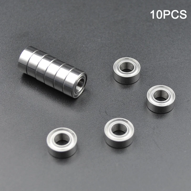 Cuscinetti A Sfere MR105ZZ 5x10x4 Mm - 10 Pezzi In Miniatura Per Auto RC, Elicotteri E Modellismo