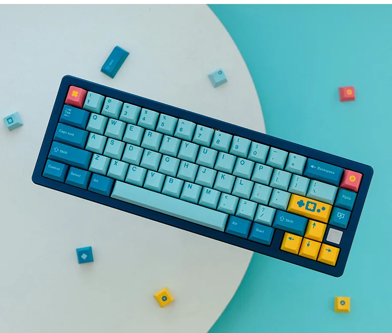 pbt tintura sublimação teclado mecânico para mx switch com 6.26u 7u spaceba