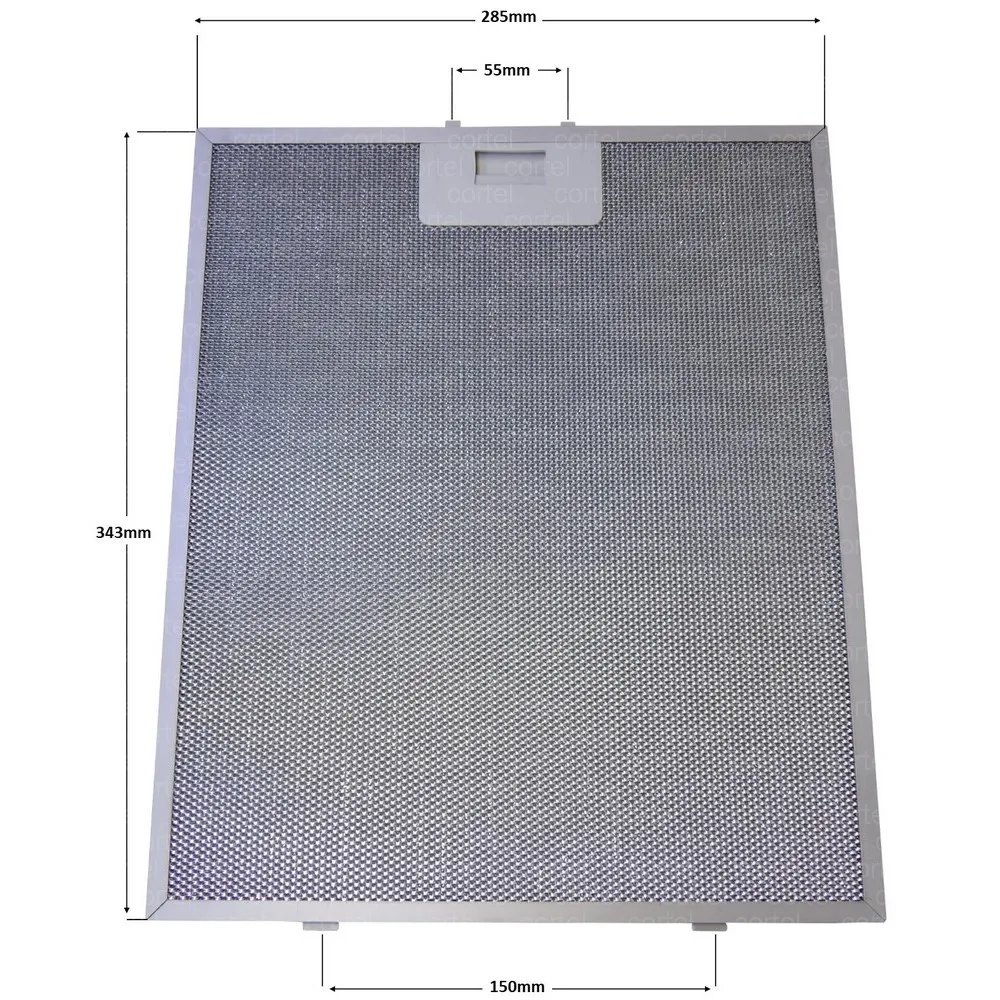 80877665 Range Hood Filter 343 x 284mm Cooker Hood Grease Filter