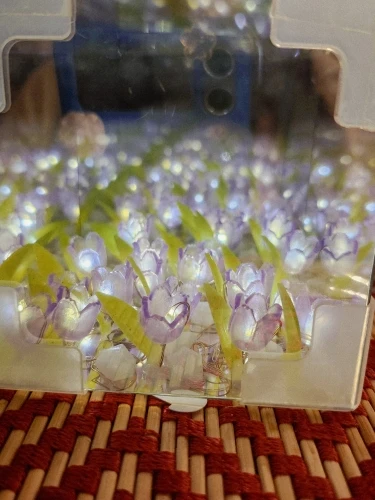 Creative Diy Tulip Flower Sea Cube Three-Dimensional Small Night Lamp photo review