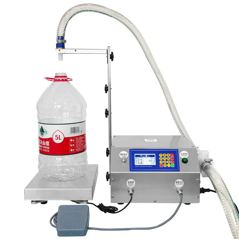 CSY-L36 Large Flow Weighing Type Fully Automatic Quantitative Liquid Laundry Liquid Edible Oil Filling Machine liquid filling machine filling machine