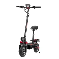 Trottinette électrique BOYUEDA Q7 Pro Max 52V28AH 3200W à double moteur avec contrôle d'application activé par NFC, pneus silencieux de 11 pouces, trottinette électrique pliable 4