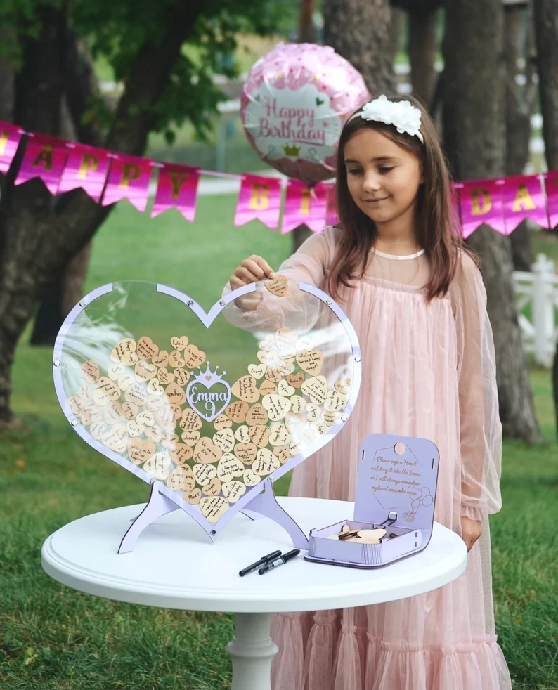 Quinceanera GuestBook Alternative, Sweet 16 Guest Book, Party Decor, Guest Book Alternative for Birthday Gifts, Kids Birthday Dr