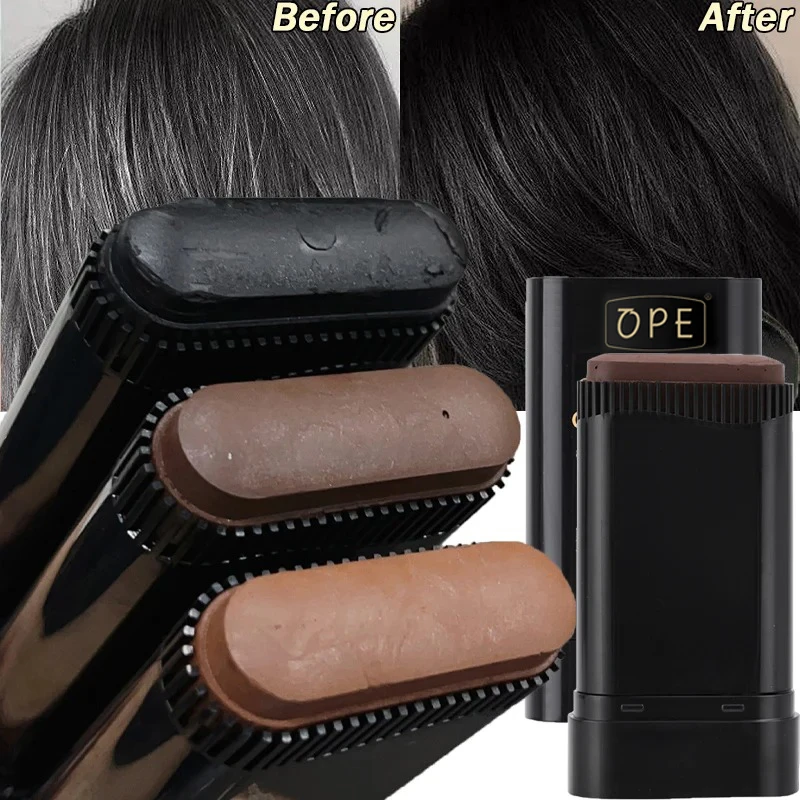 Multicolor Gray Hair Covering Stick - Instant Root Touch-Up and Temporary Hair Dye