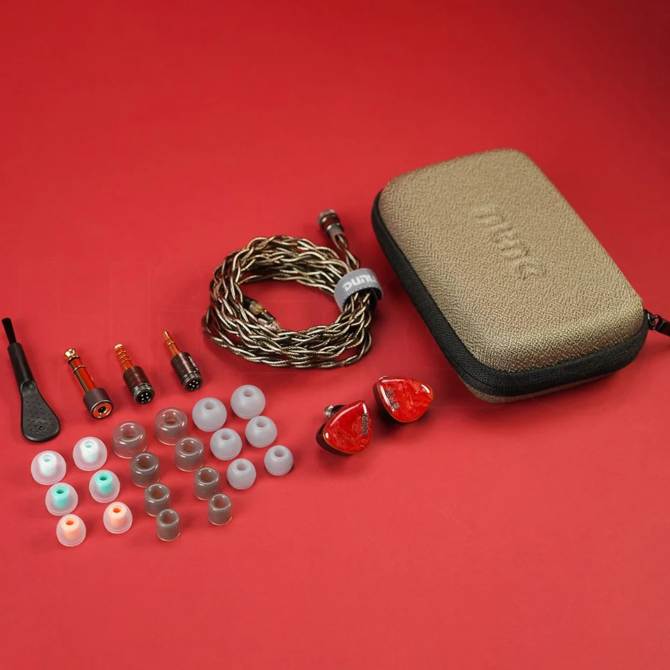 DUNU DN242 2DD+4BA+2 マイクロ平面ドライバー HiFi インイヤー